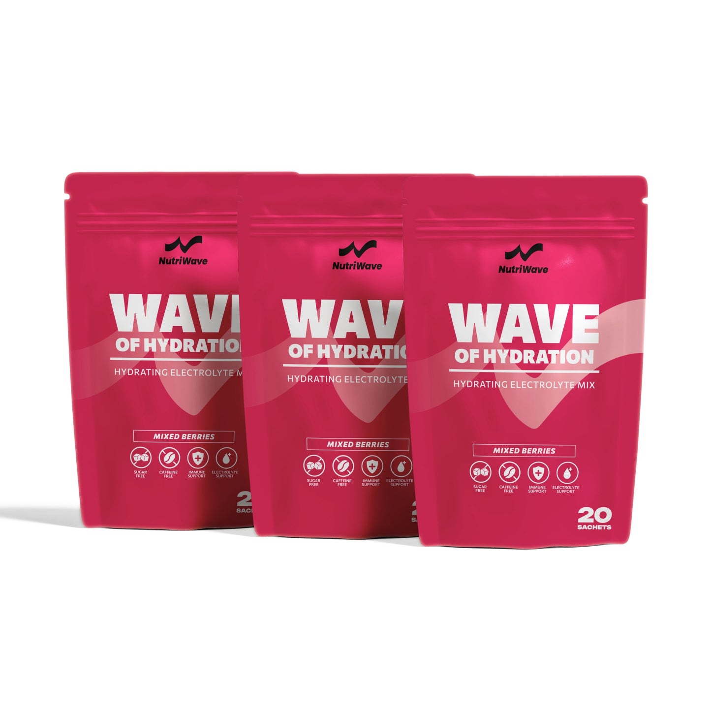 Електролитен микс в сашета – без захар и без кофеин, с вкус на горски плодове за хидратация и имунна подкрепа