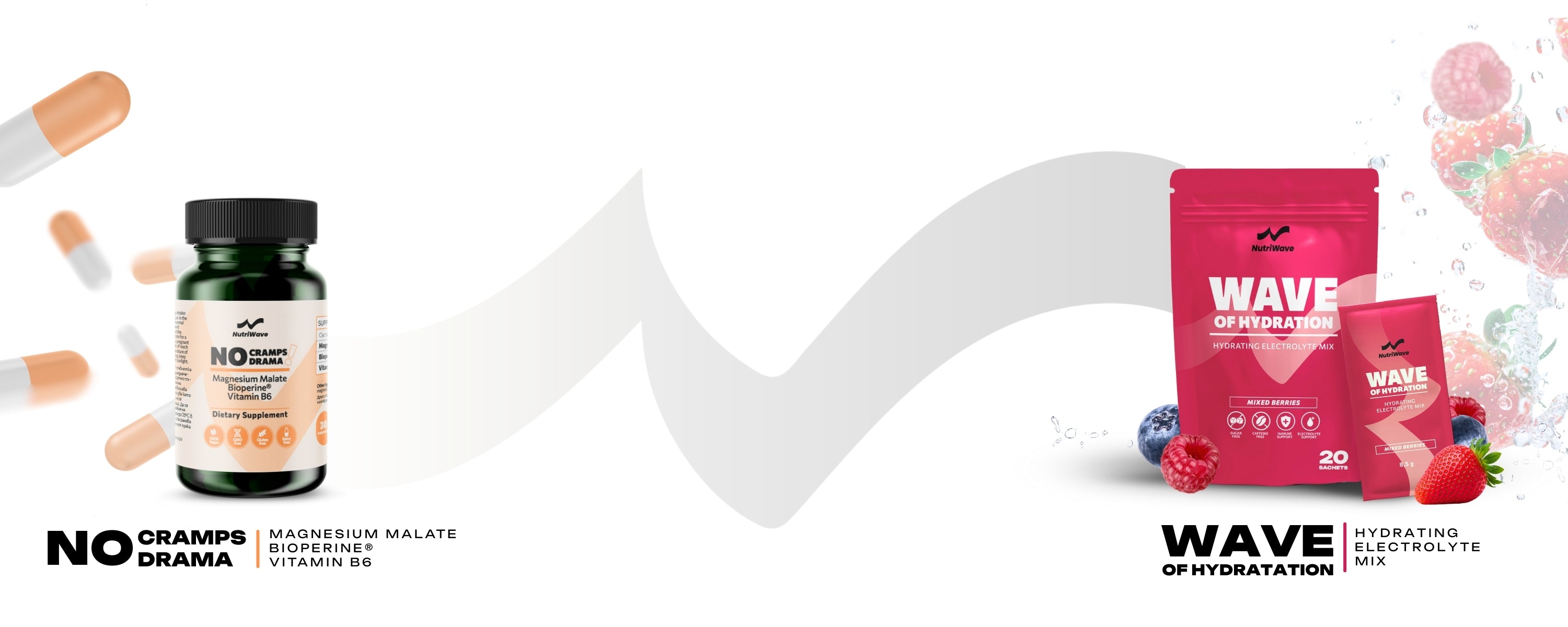 NutriWave - магнезиев малат и електролити за възстановяване и хидратация